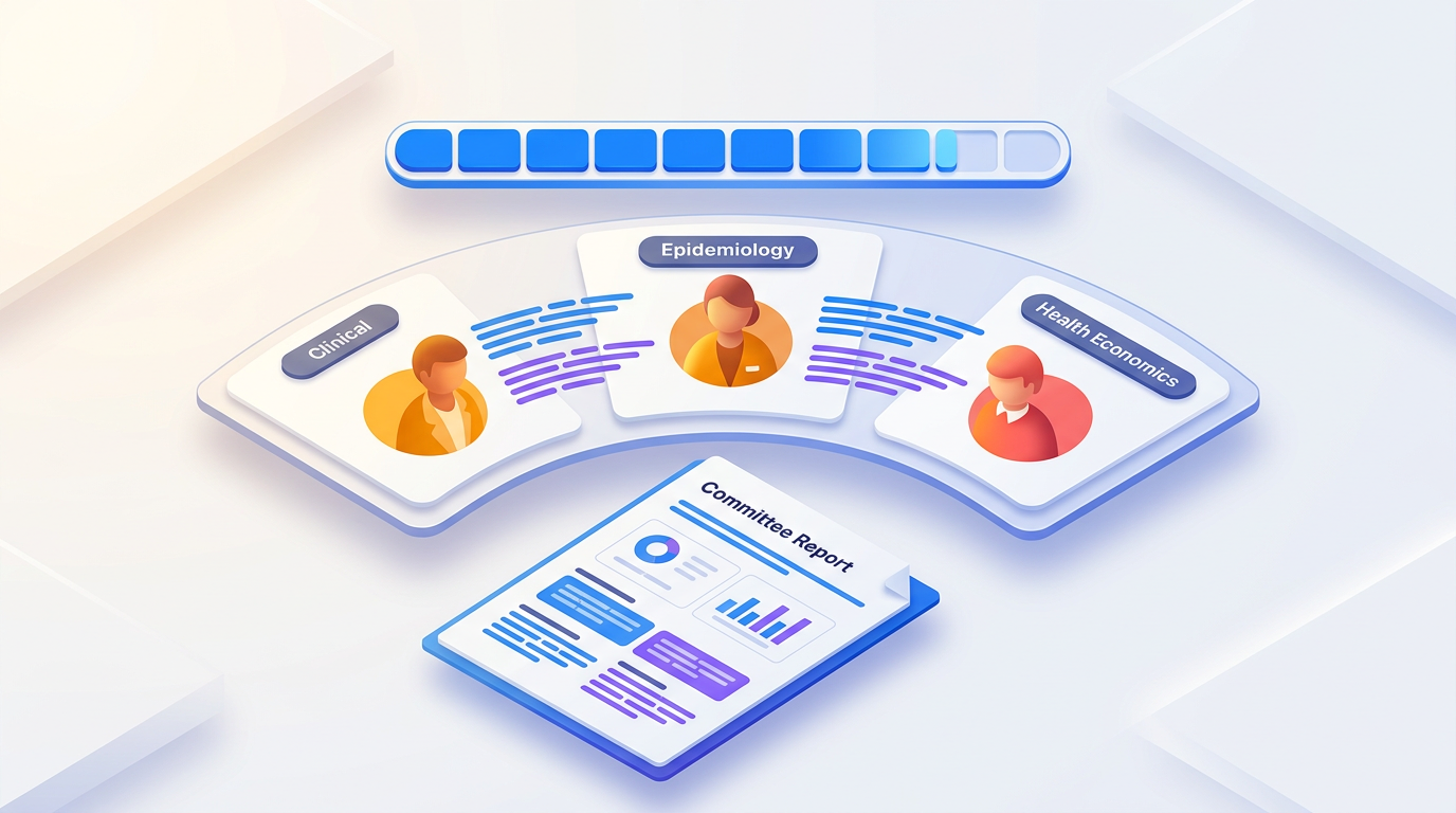 The AI-enabled approach: full committee review in 10 to 15 minutes