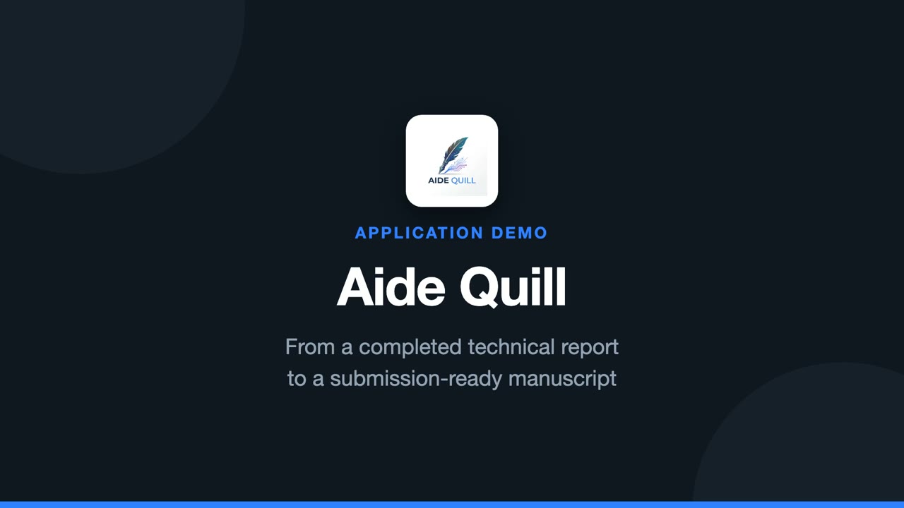 AideQuill demonstration film still